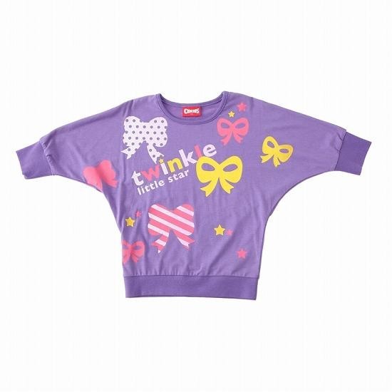リボン★ドルマン袖Ｔシャツ★ＣＲＡNCHIPS★