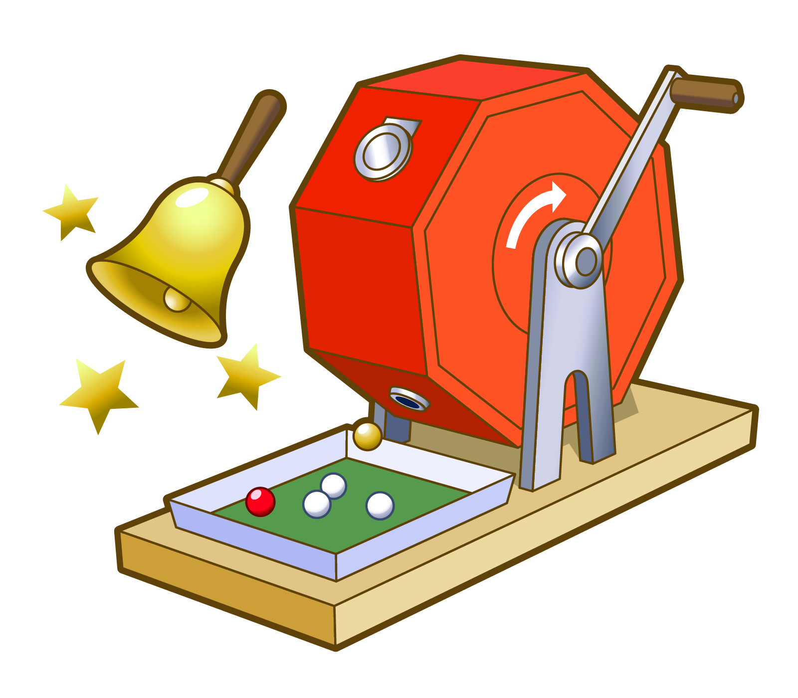 ガラポン抽選機